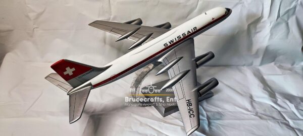 Convair 990A Coronado Swissairwith detailed craftsmanship.